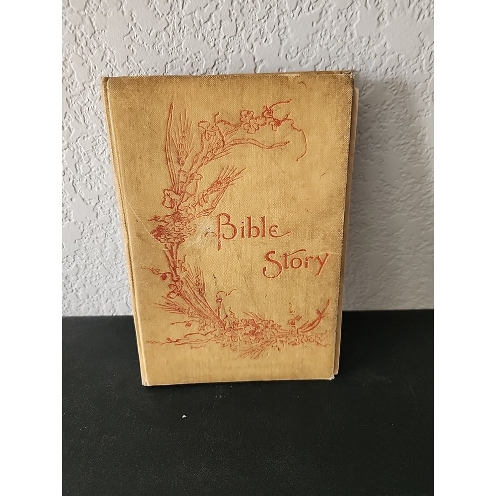 Antique Bible Story 1st Textbook Lutheran Lesson Series New Old Testament 1897